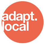logotipo laranja da rede de municípios para a adaptaçãolocal às alterações climáticas