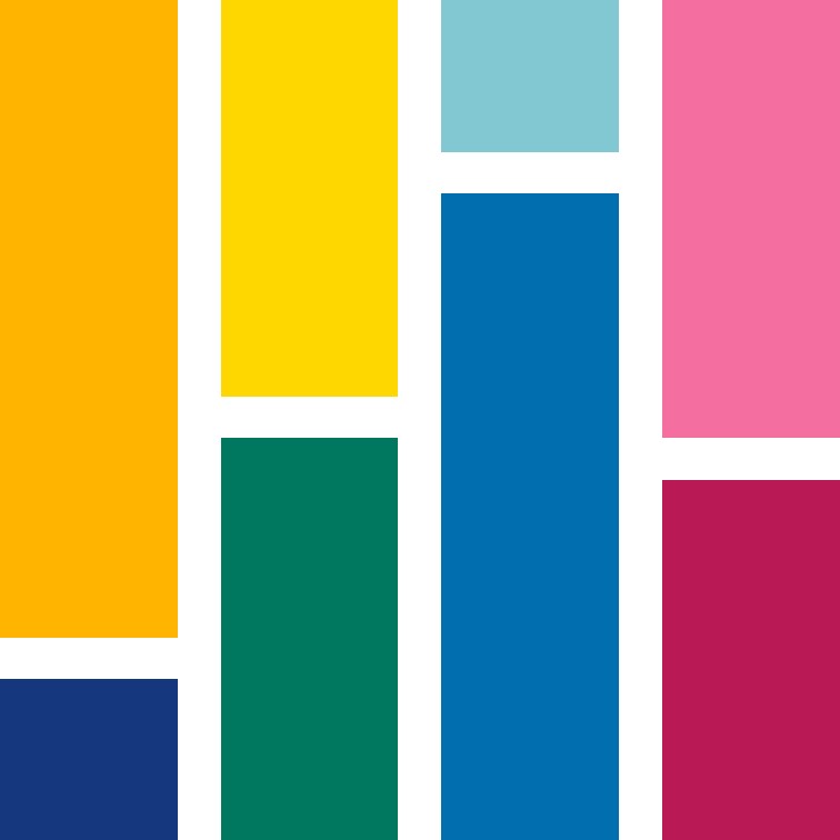logotipo colorido da eurocities