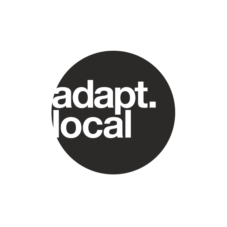 logotipo preto e branco da rede de municípios para a adaptação local às alterações climáticas