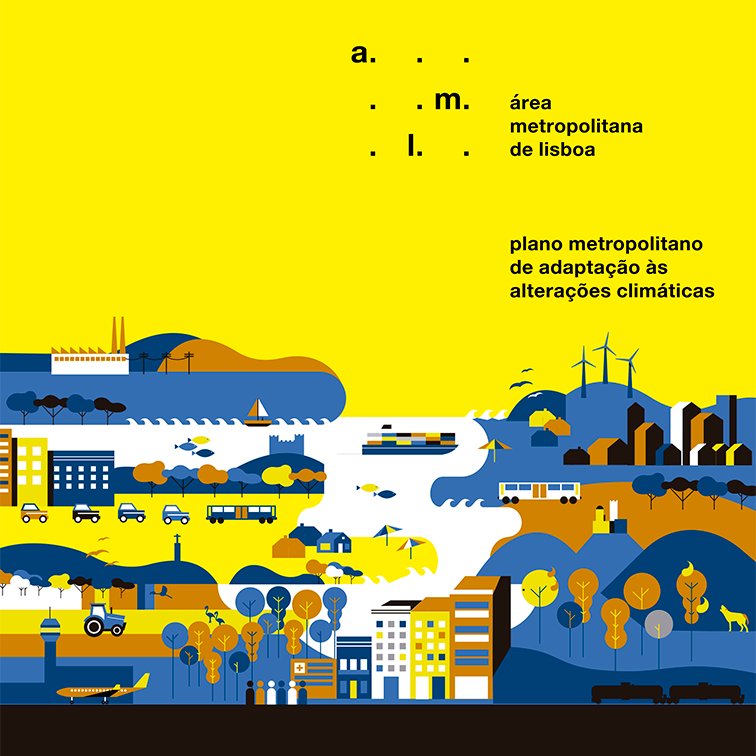 capa da brochura do plano metropolitano de adaptação às alterações climáticas de lisboa