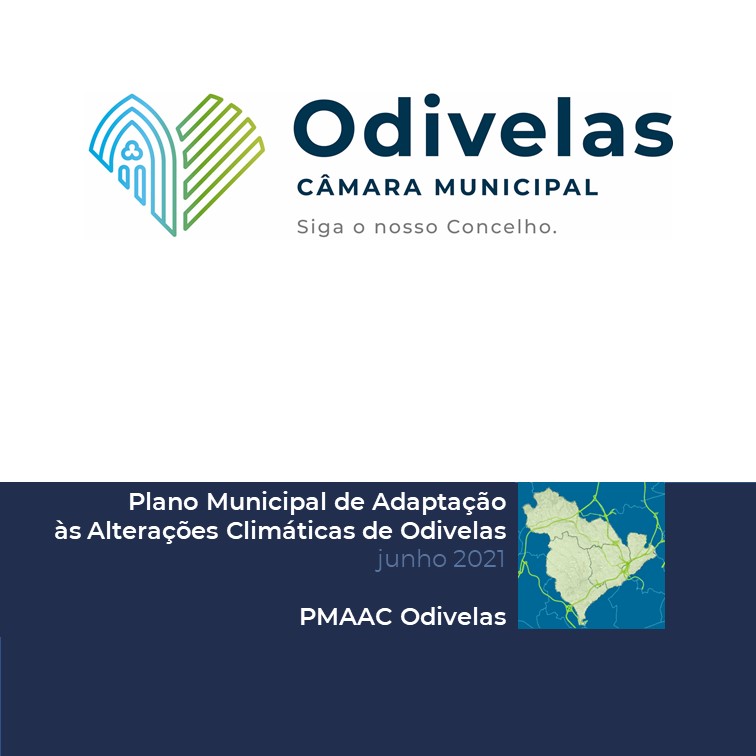 Capa do Relatório do Plano Municipal de Adaptação às Alterações Climáticas de Odivelas