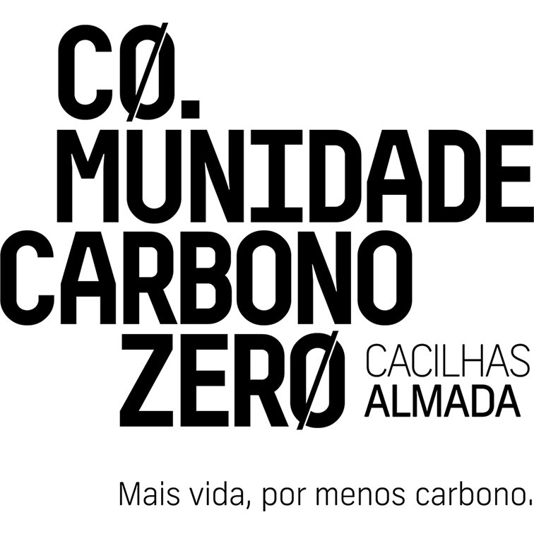 logotipo do laboratório vivo para a descarbonização de almada - comunidade carbono zero